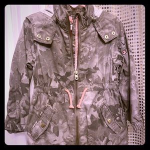 Adorable camouflage jacket.